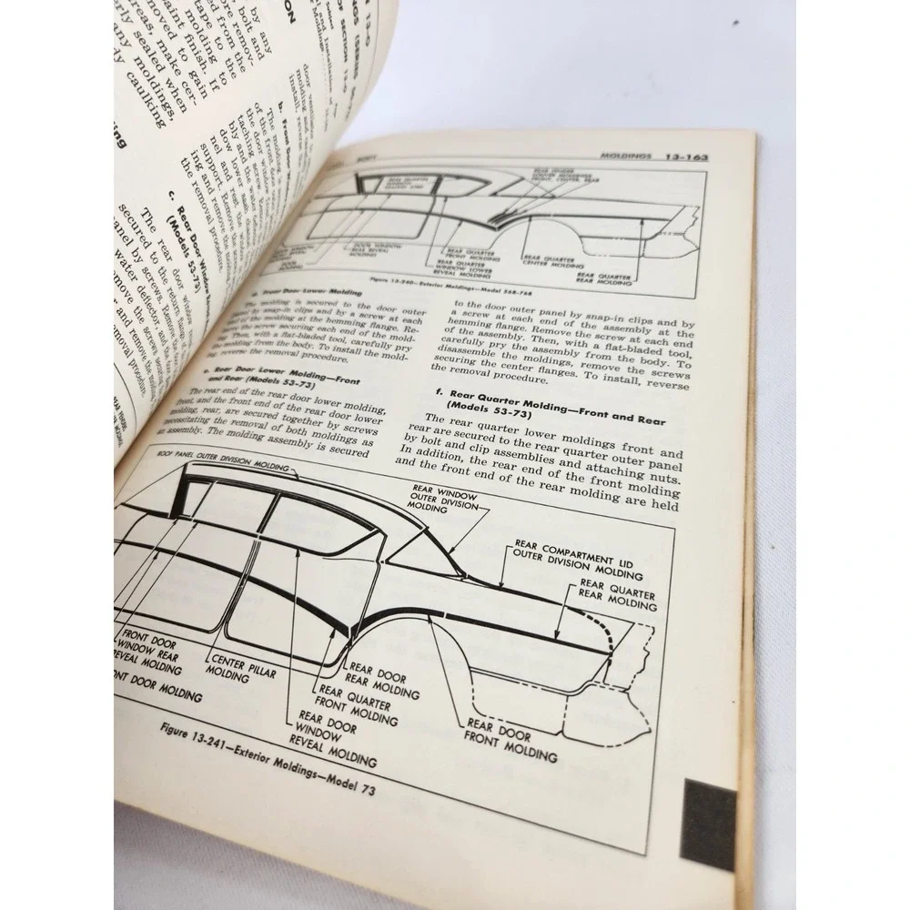 1957 BUICK BODY SERVICE MANUAL Vintage Original Century Road master Special Book